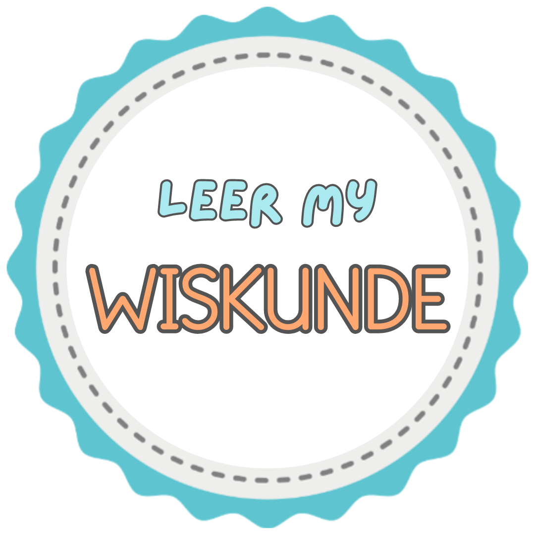 Graad R/1 Wiskunde - Leer my Wiskunde Boekie