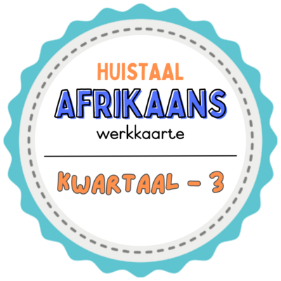 Graad 1 Afrikaans Werkkaarte KW3