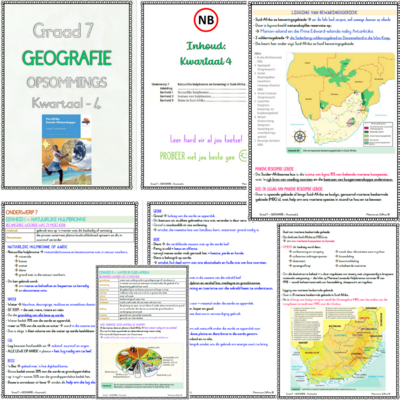 Graad 7 SW Geografie KW4 (VIA AFRIKA)
