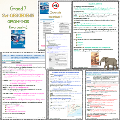 Graad 7 SW-GESKIEDENIS KW4 (KOLLIG OP)