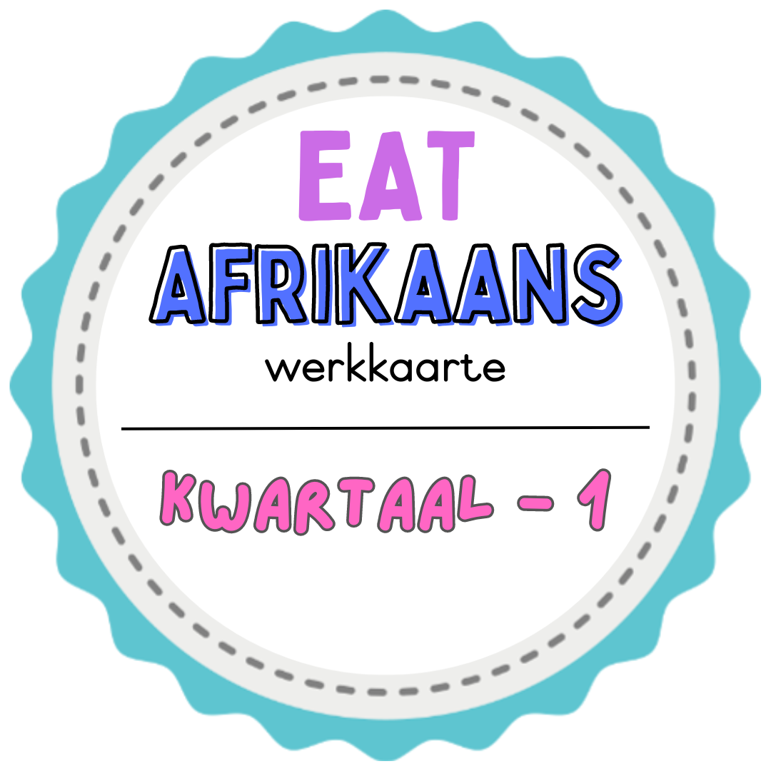 Graad 1 Afrikaans Werkkaarte KW1 EAT