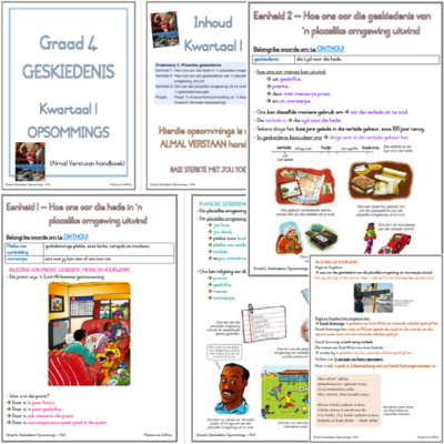 Graad 4 - Geskiedenis KW 1 (Almal Verstaan)
