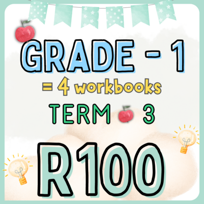 **Grade 1 - TERM 3 package**