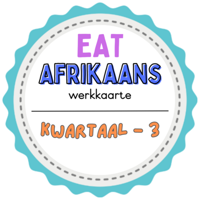 Graad 1 Afrikaans Werkkaarte KW3 EAT