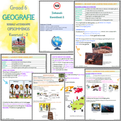 Graad 6 SW GEOGRAFIE - KW2 (ALMAL VERSTAAN)