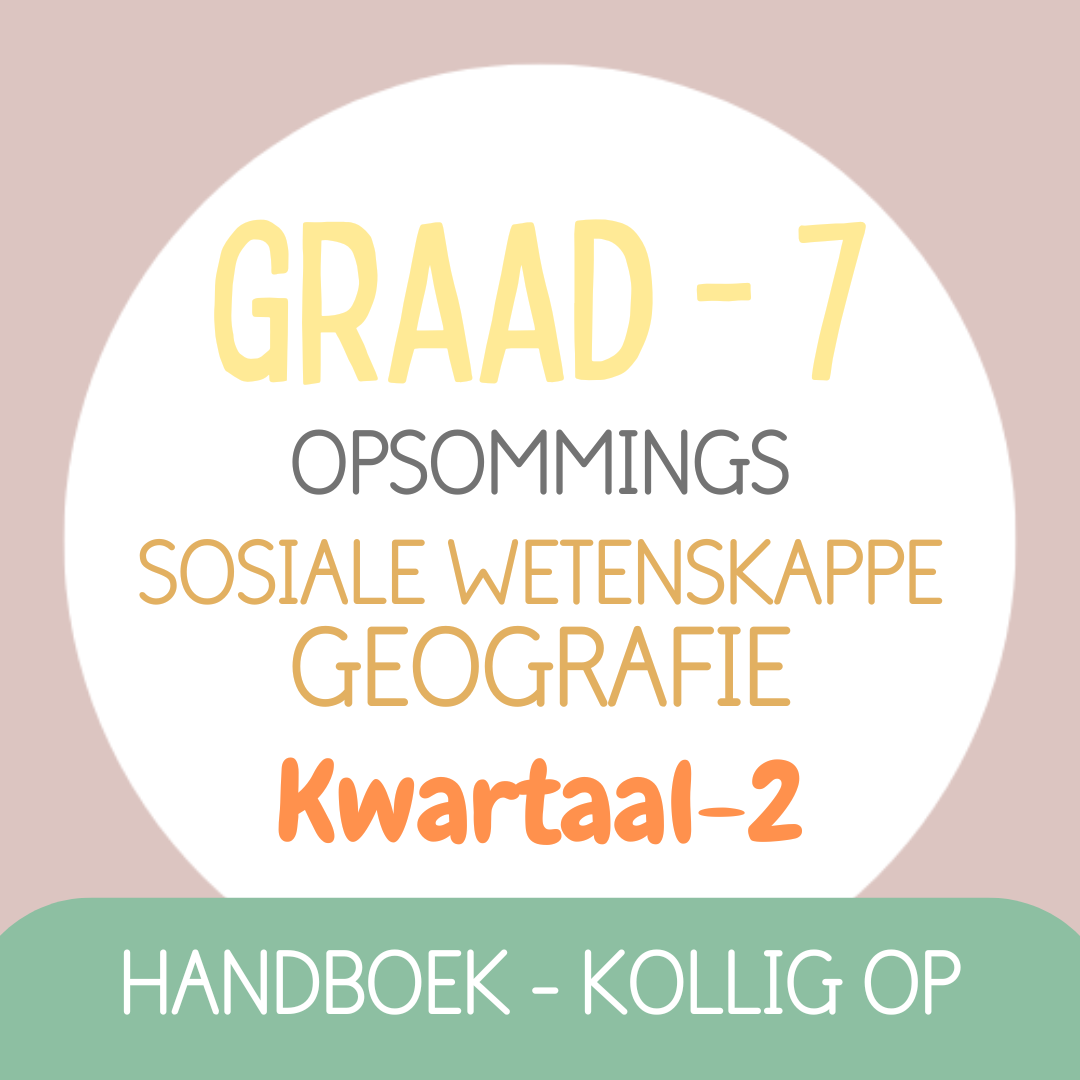 Graad 7 SW-GEOGRAFIE KW2 (KOLLIG OP)