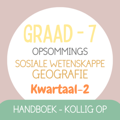 Graad 7 SW-GEOGRAFIE KW2 (KOLLIG OP)
