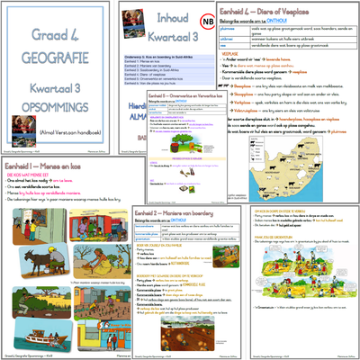 Graad 4 - Geografie KW 3 (Almal Verstaan)