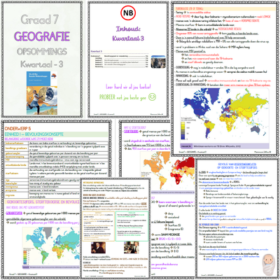 Graad 7 SW Geografie KW3 (VIA AFRIKA)
