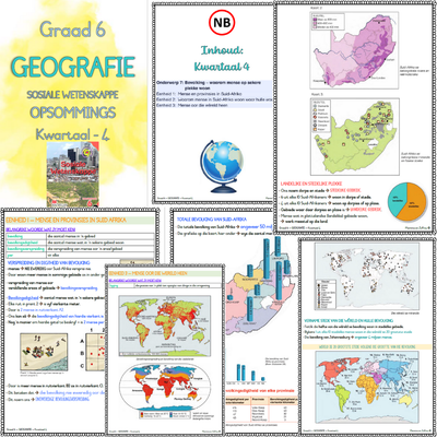 Graad 6 SW GEOGRAFIE - KW4 (ALMAL VERSTAAN)