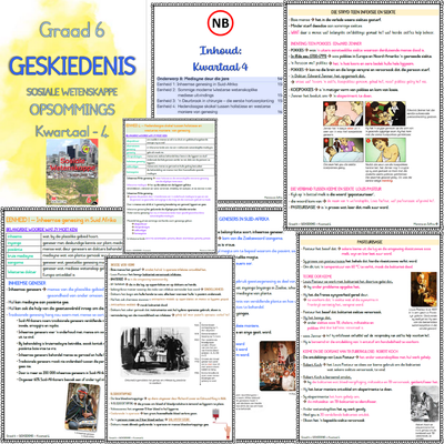 Graad 6 SW GESKIEDENIS - KW4 (ALMAL VERSTAAN)
