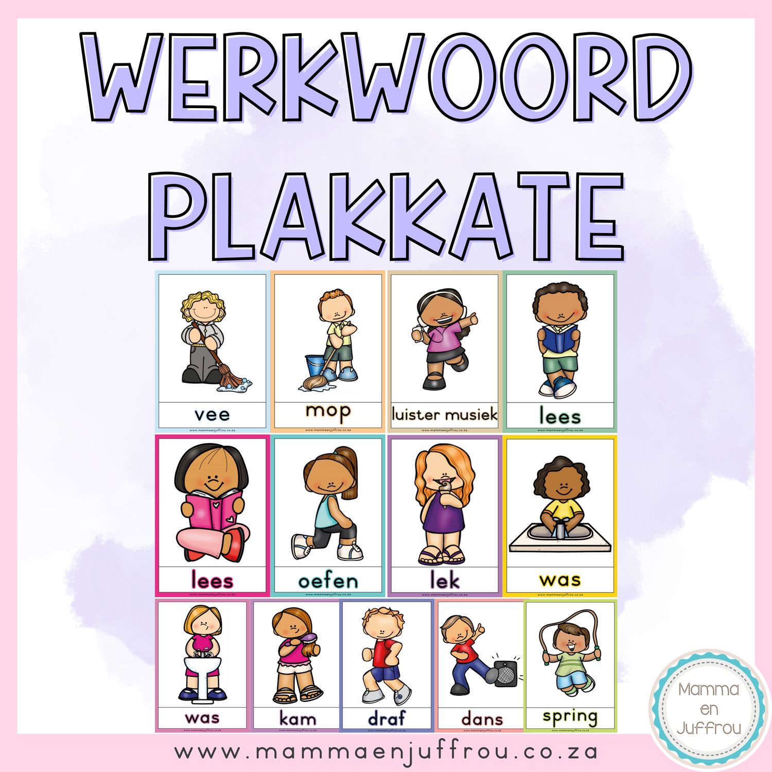 Werkwoorde plakkate 2