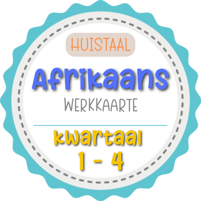 Graad 4 - Afrikaans HT Werkkaarte KW1 TOT KW4