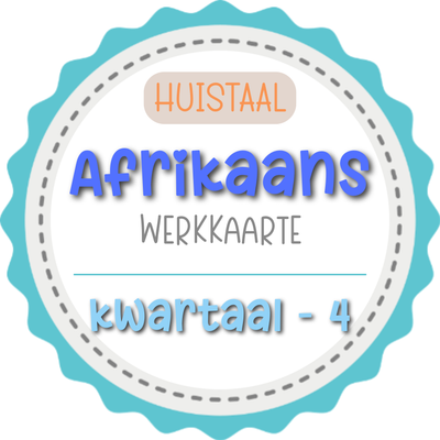 Graad 4 - Afrikaans HT Werkkaarte KW 4