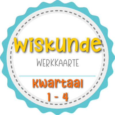 Graad 4 - WISKUNDE Werkkaarte KW1 TOT KW4