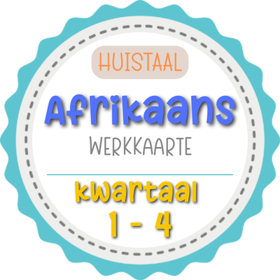 Graad 5 - Afrikaans HT Werkkaarte KW1 TOT KW4