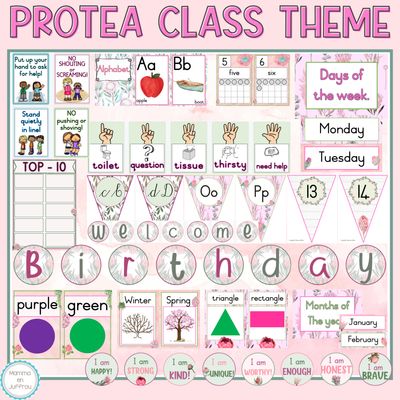 Classroom theme - Proteas