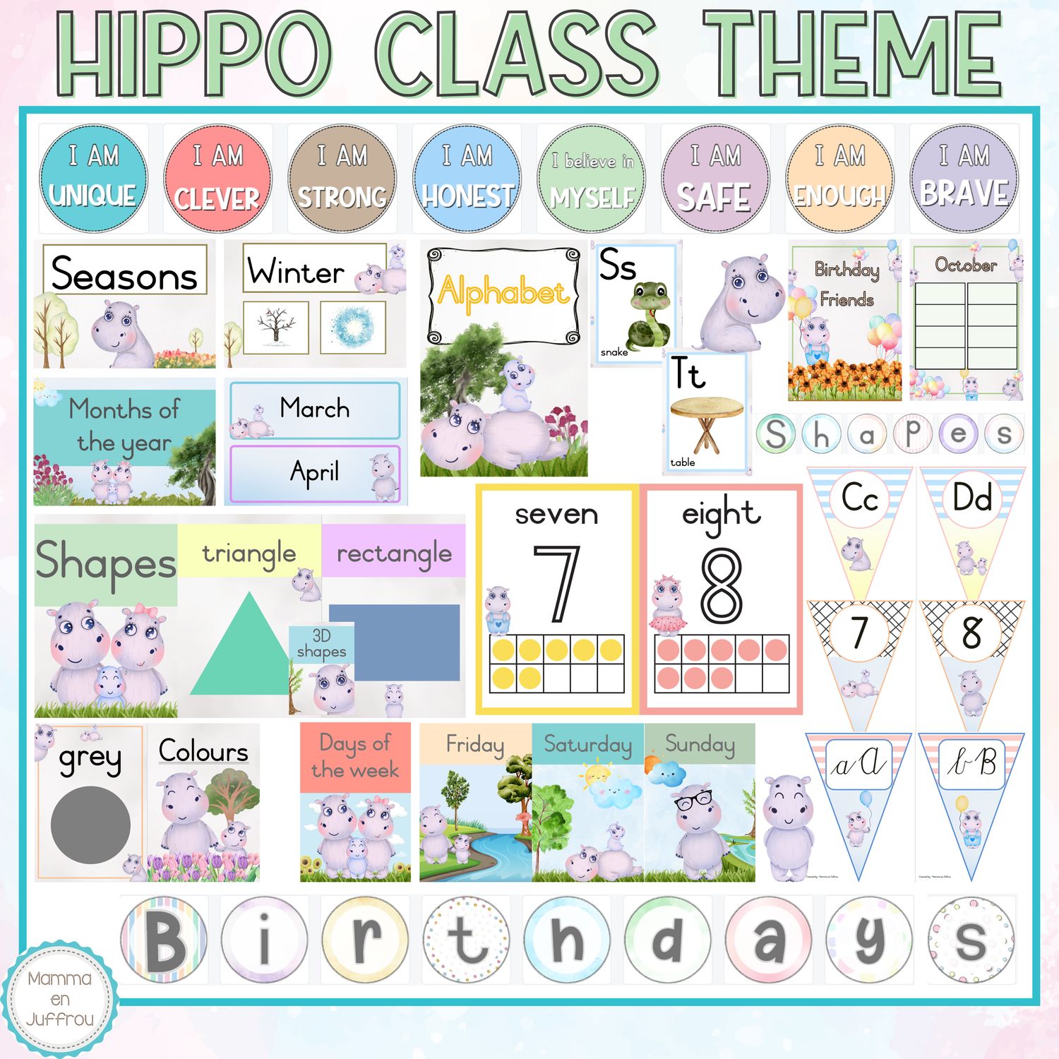 Classroom theme - HIPPO / SEEKOEI
