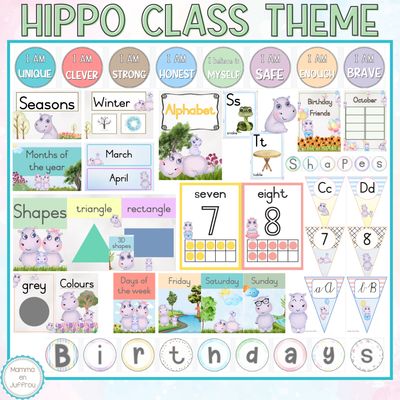 Classroom theme - HIPPO / SEEKOEI