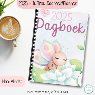 2025 Dagboek - Mooi Vlinder