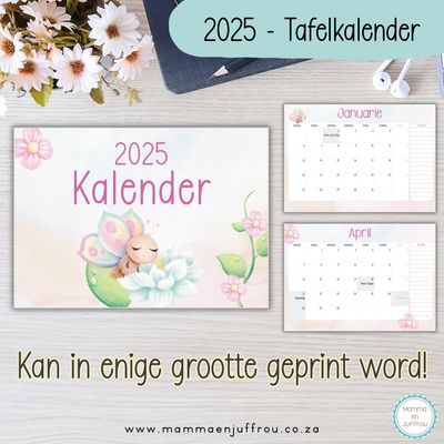 2025 Tafelkalender - Mooi Vlinder