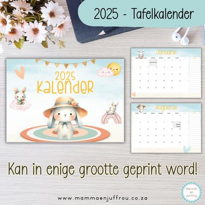 2025 Tafelkalender - Hasies