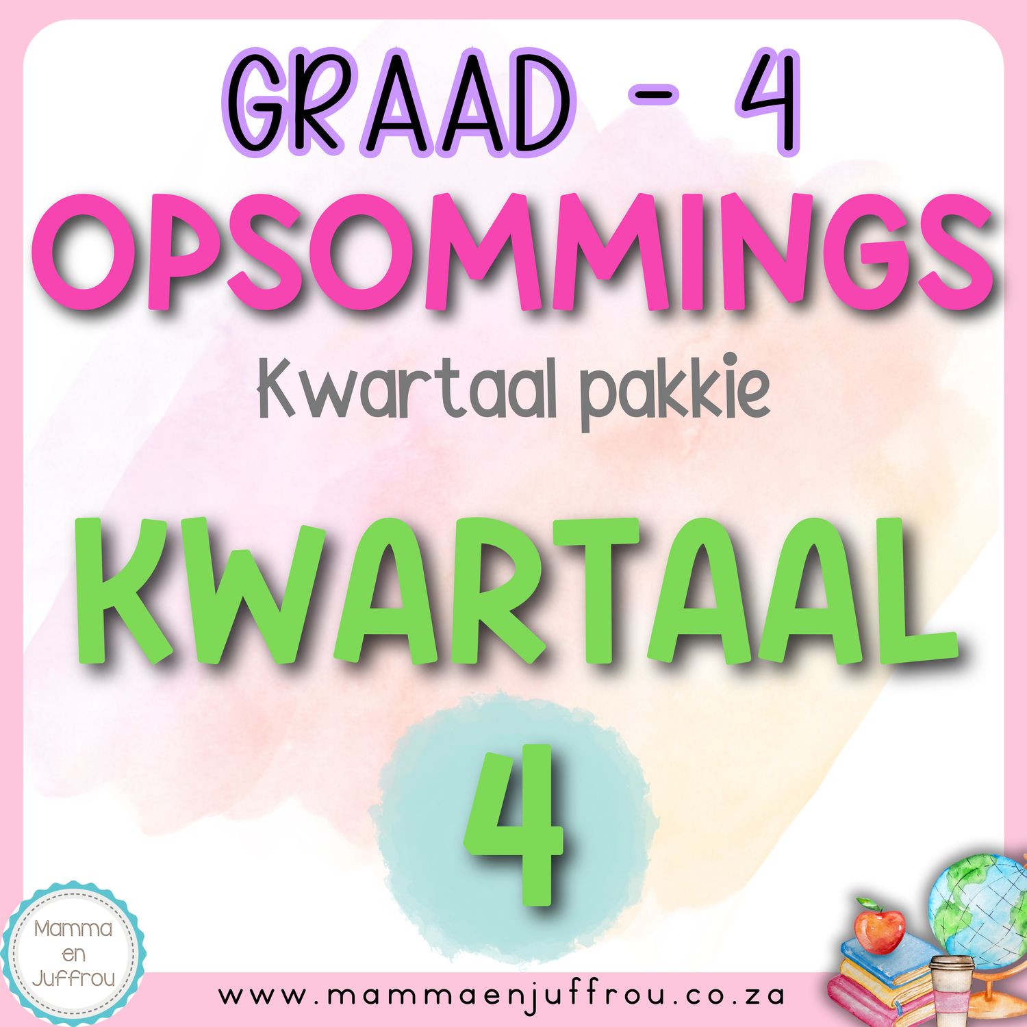 Graad 4 Kwartaal 4 Opsommings