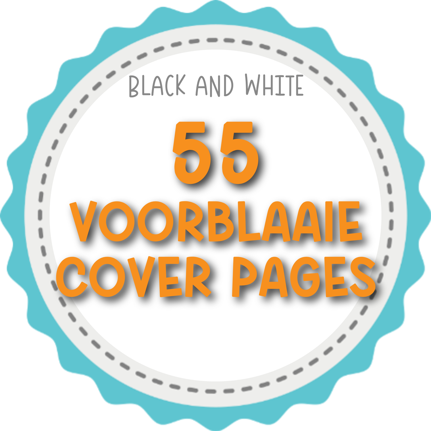 55 VOORBLAAIE / COVER PAGES (Black and White)