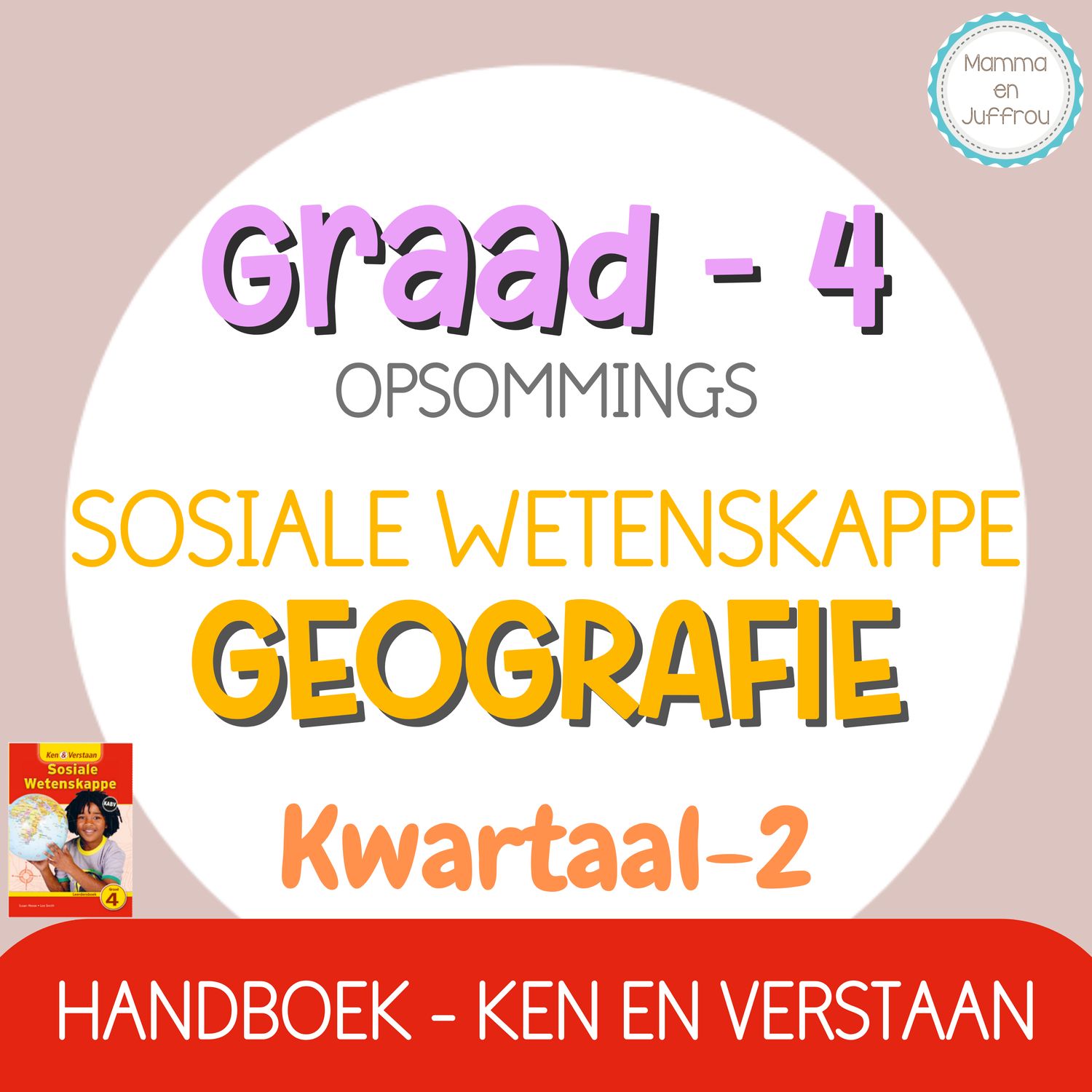 Graad 4 - Geografie KW 2 (ken en verstaan)