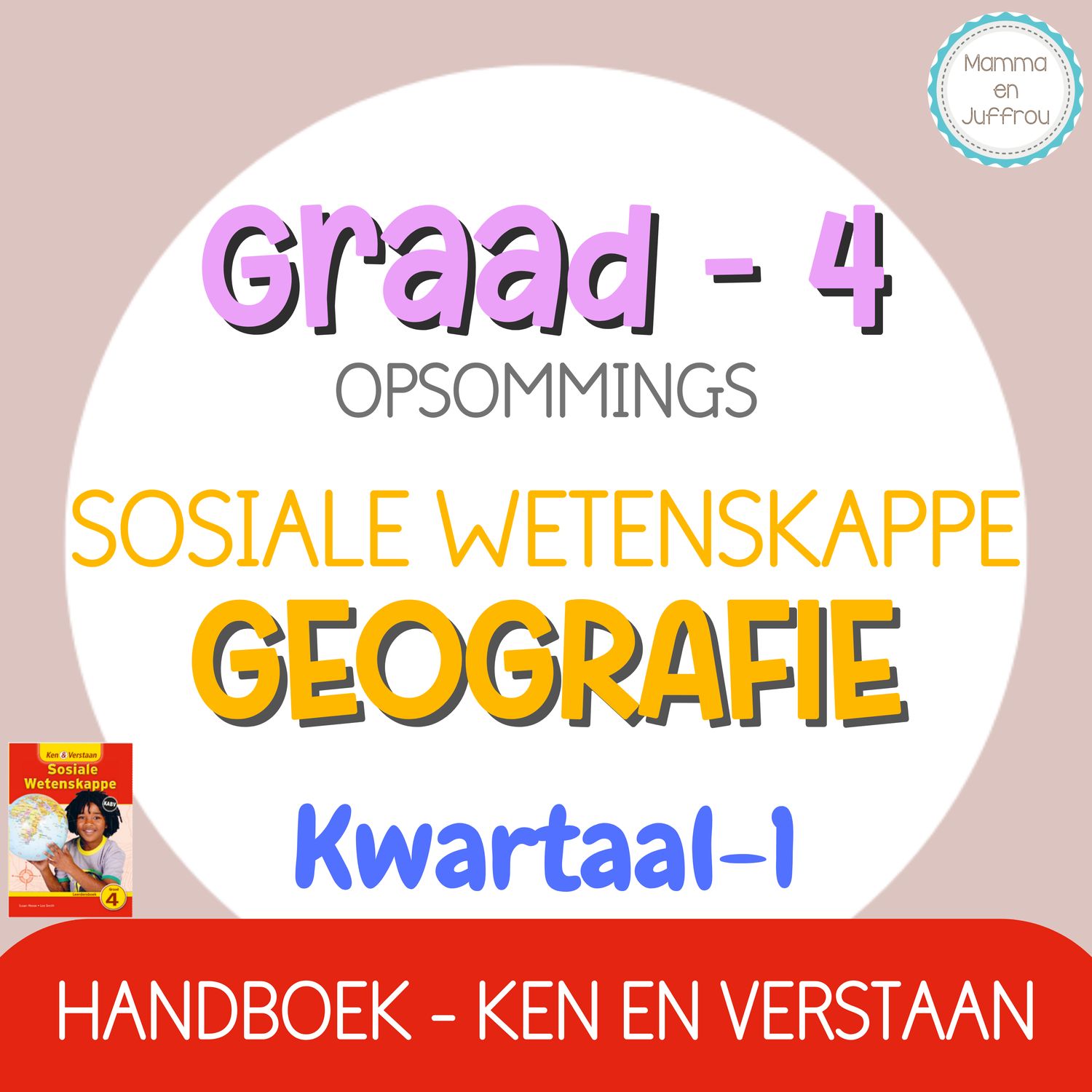 Graad 4 - Geografie KW 1 (ken en verstaan)
