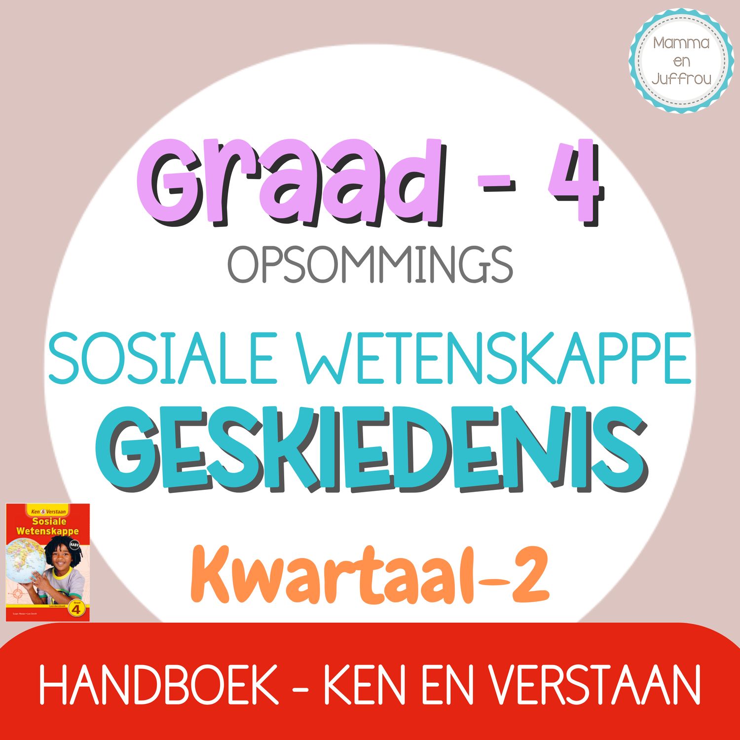 Graad 4 - Geskiedenis KW 2 (ken en verstaan)