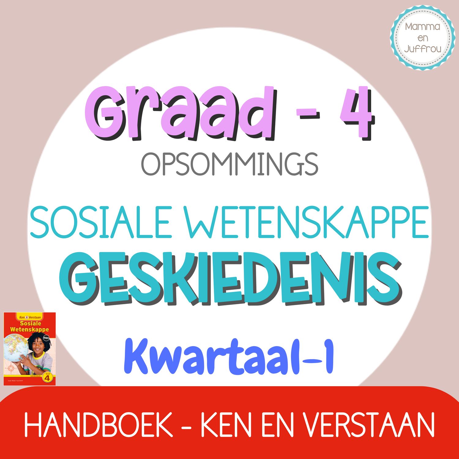 Graad 4 - Geskiedenis KW 1 (ken en verstaan)