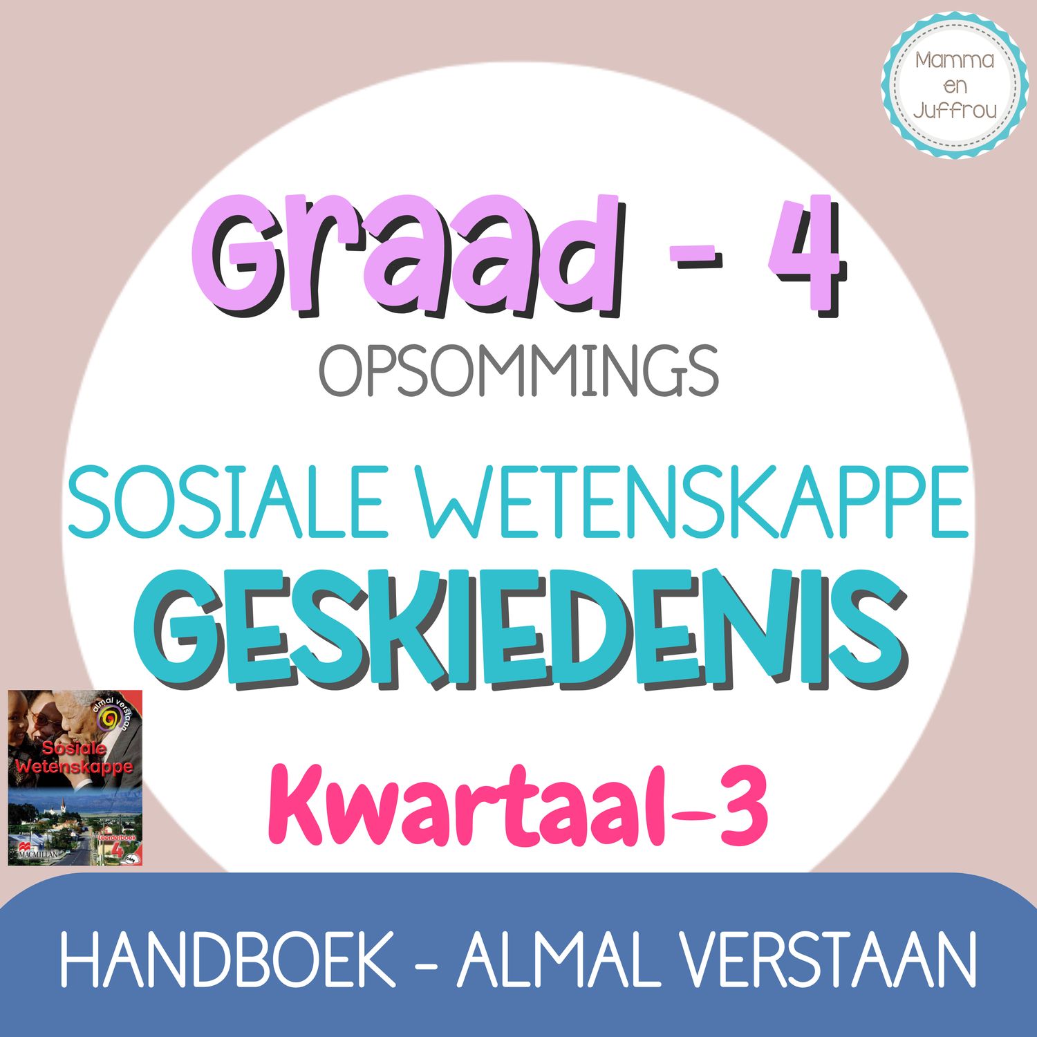 Graad 4 - Geskiedenis KW 3 (Almal Verstaan)