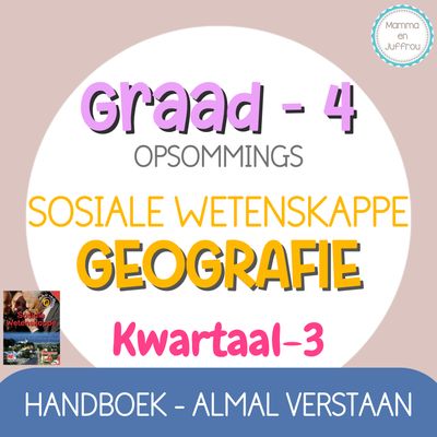Graad 4 - Geografie KW 3 (Almal Verstaan)