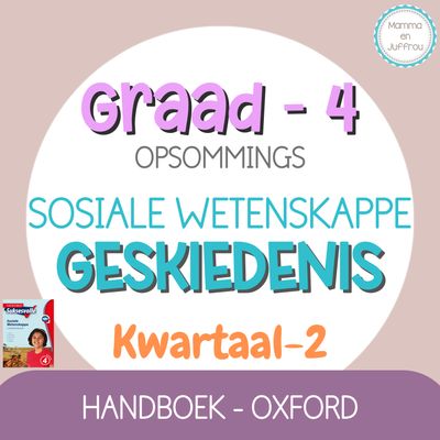 Graad 4 SW GESKIEDENIS - KW2 (OXFORD)