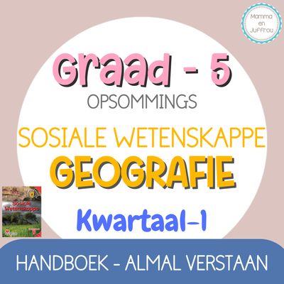 Graad 5 - SW Geografie Kwartaal 1 opsommings