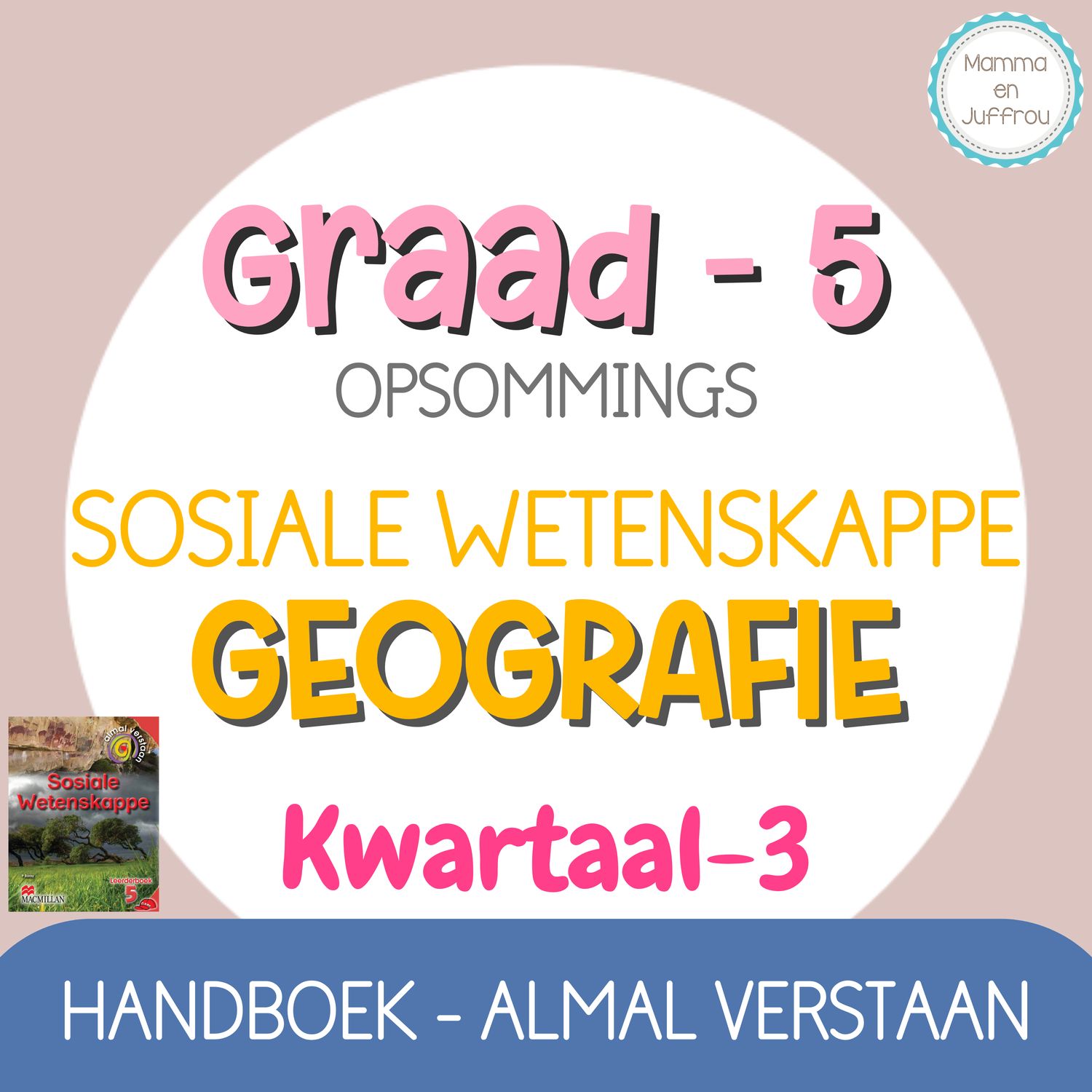 Graad 5 - SW Geografie Kwartaal 3 opsommings