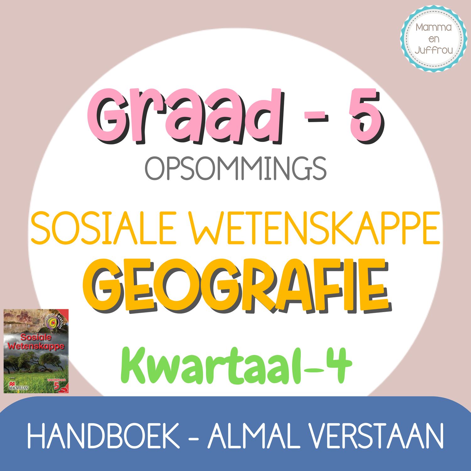 Graad 5 - SW Geografie Kwartaal 4 opsommings