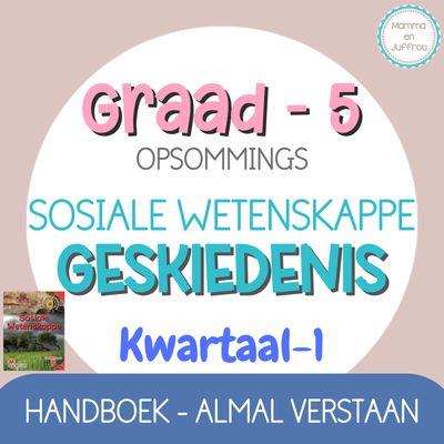 Graad 5 - SW Geskiedenis Kwartaal 1 opsommings