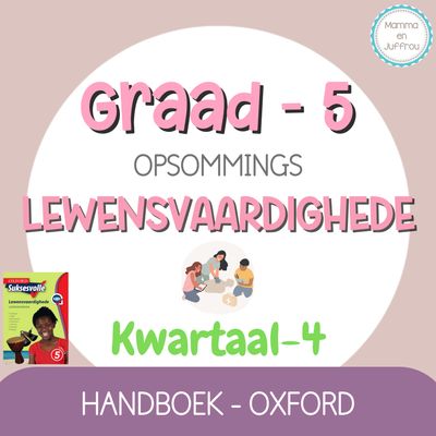 Graad 5 Lewensvaardighede KW4 (OXFORD)