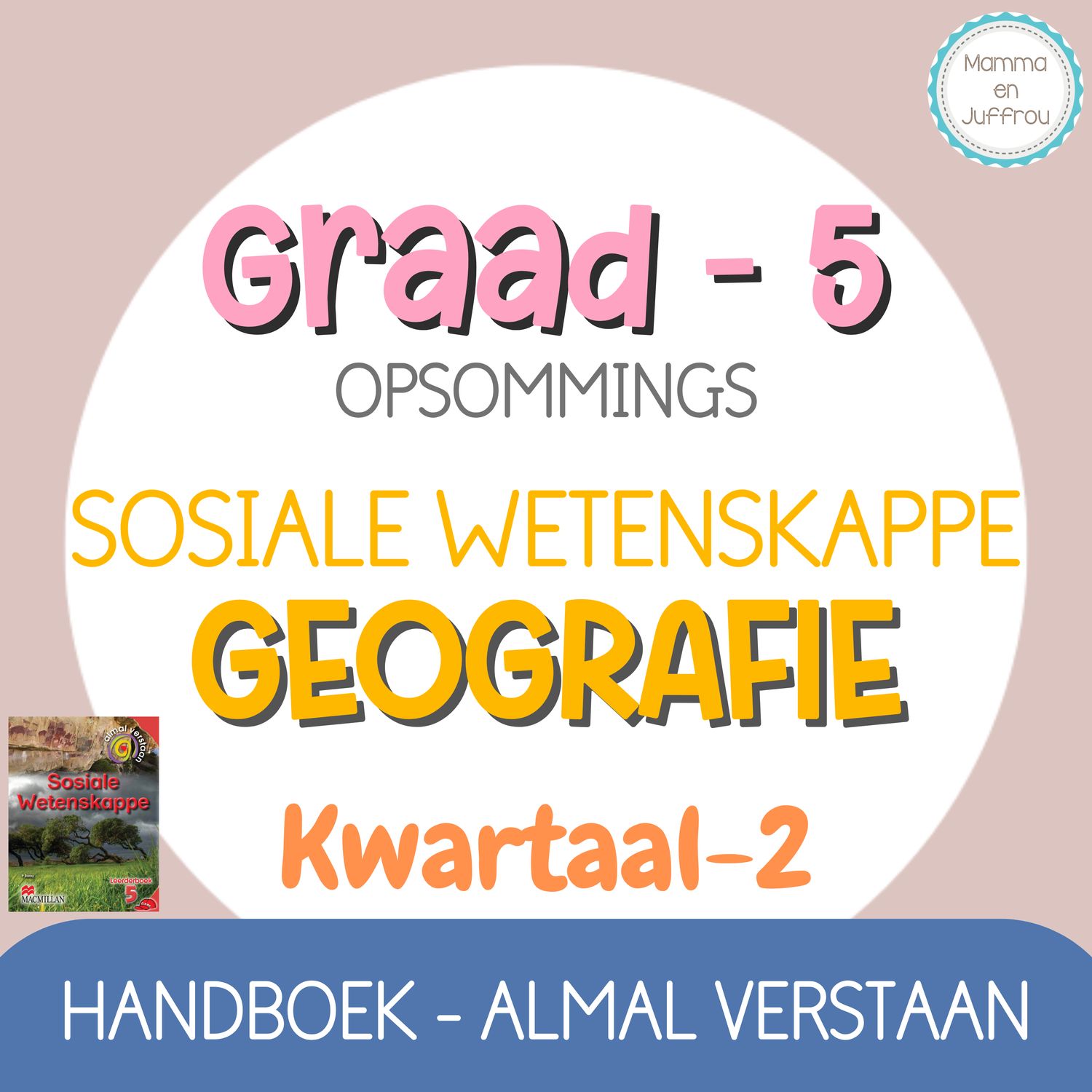 Graad 5 - SW Geografie Kwartaal 2 opsommings