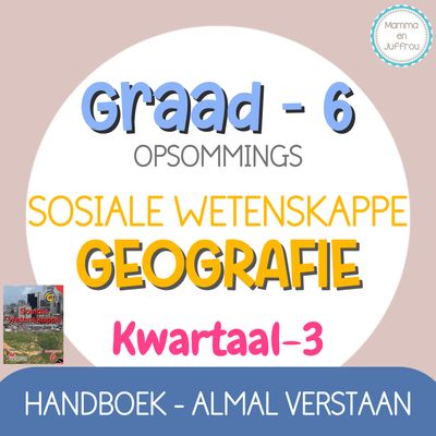 Graad 6 SW GEOGRAFIE - KW3 (ALMAL VERSTAAN)