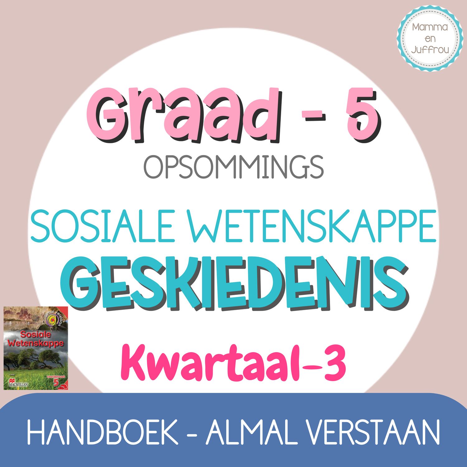 Graad 5 - SW Geskiedenis Kwartaal 3 opsommings