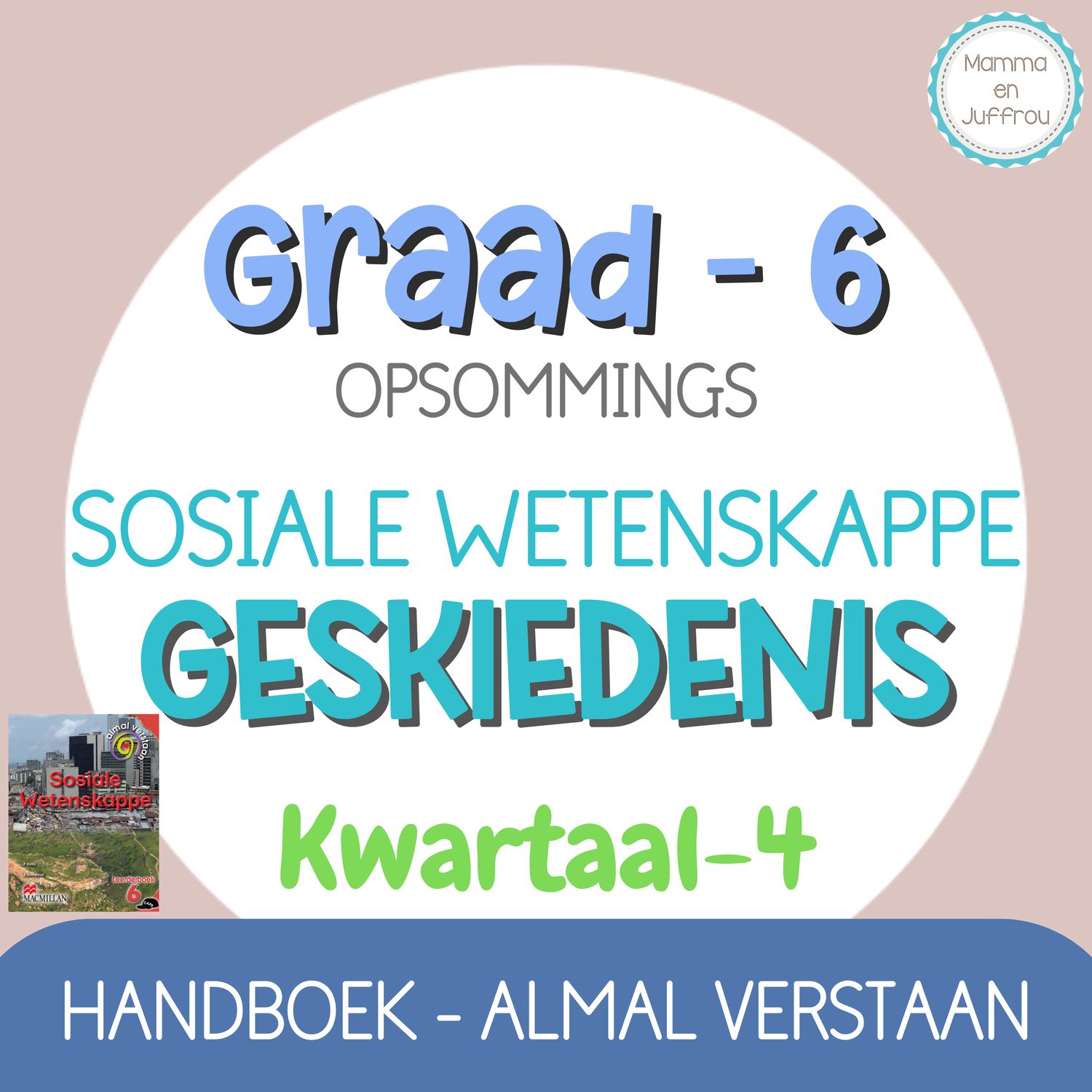 Graad 6 SW GESKIEDENIS - KW4 (ALMAL VERSTAAN)
