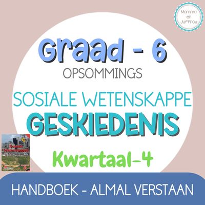 Graad 6 SW GESKIEDENIS - KW4 (ALMAL VERSTAAN)