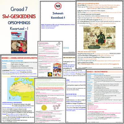 Graad 7 SW Geskiedenis KW1 (OXFORD)