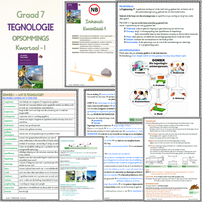 Graad 7 TEGNOLOGIE KW1 (VIA AFRIKA)