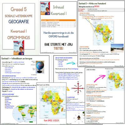 Graad 5 SW-GEOGRAFIE KW1 (OXFORD)