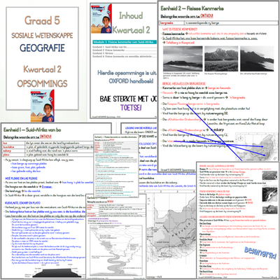 Graad 5 SW-GEOGRAFIE KW2 (OXFORD)