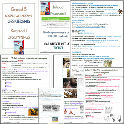 Graad 5 SW-GESKIEDENIS KW1 (OXFORD)